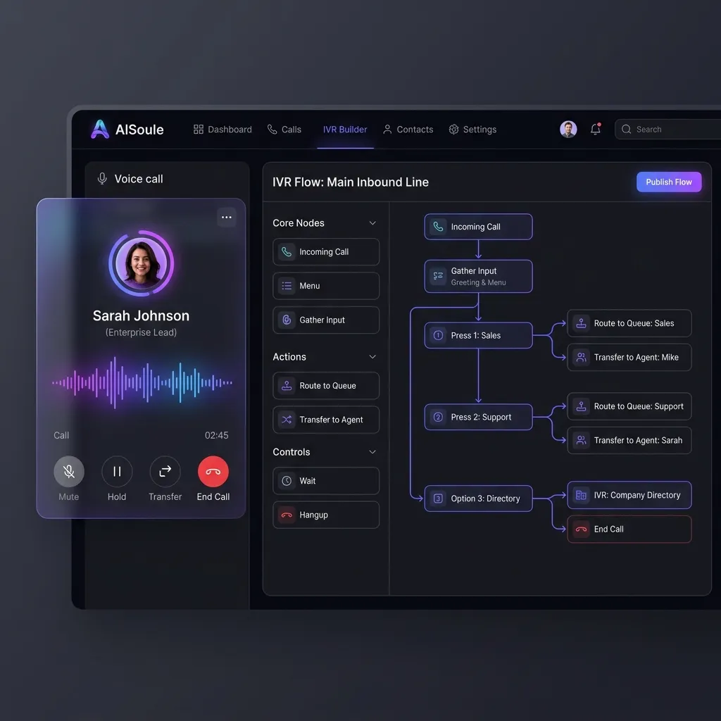 WebRTC Voice Calling & IVR