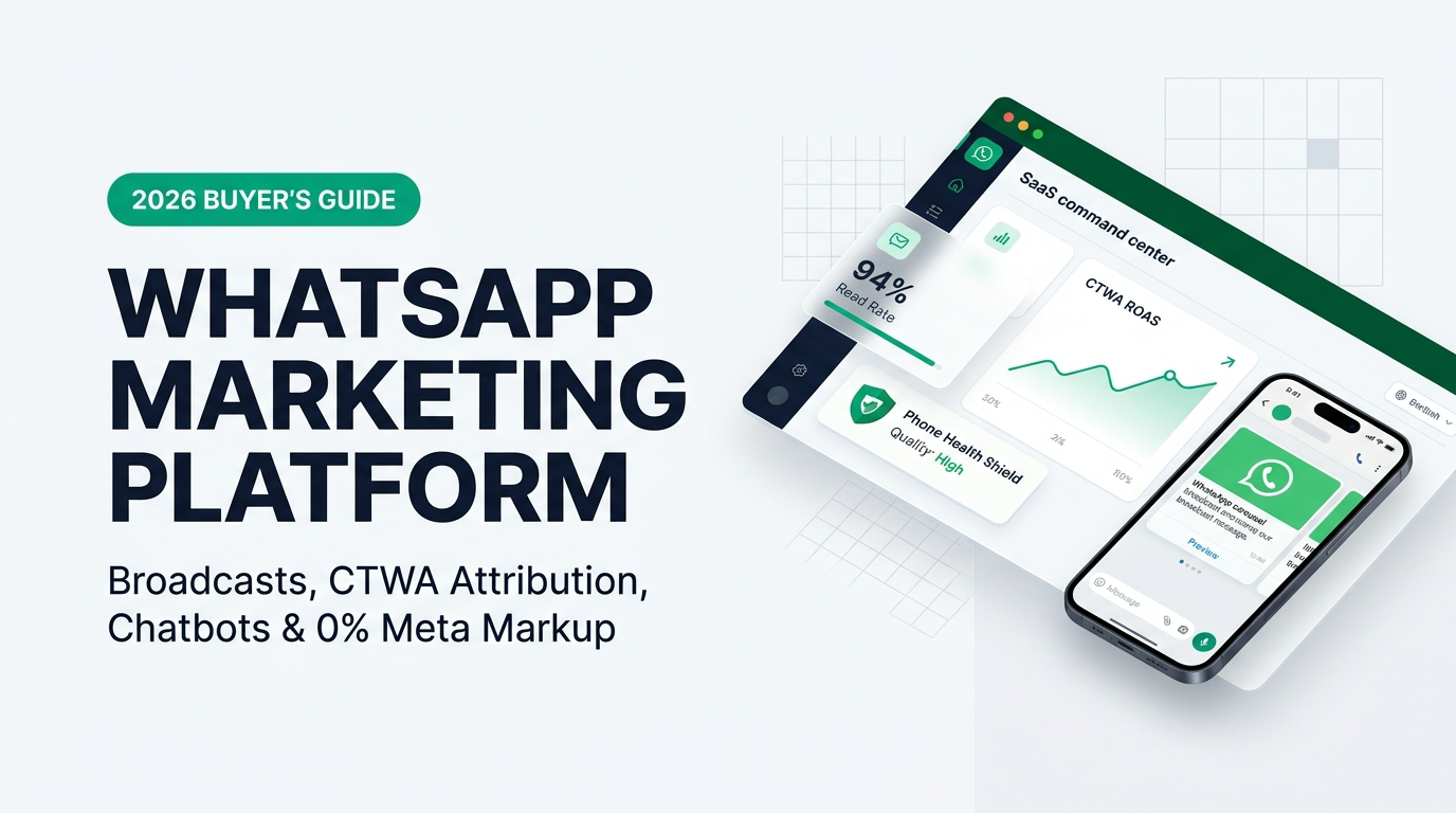How to Choose a WhatsApp Marketing Platform in 2026: The 7 Technical Checks That Protect Your ROAS