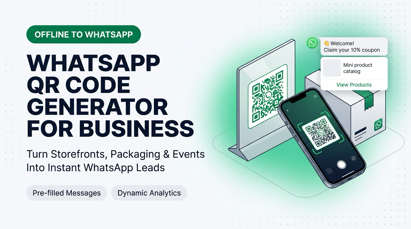 WhatsApp QR Code Generator Guide: How to Turn Packaging, Storefronts, and Events Into Instant Chats